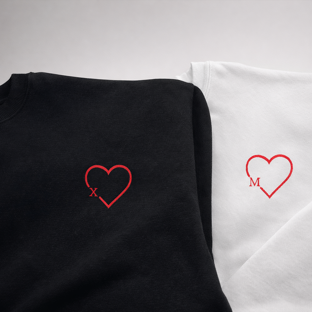 Σετ Με Τα Δικά Σας Αρχικά Σε Σχήμα Καρδιά